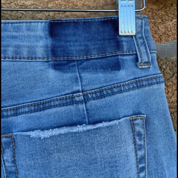 UNIQ BY LITZ Wide-Leg Bellbottom Star Jeans Blue size 30 - Picture 10 of 14